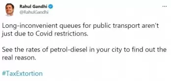 Rahul slams Modi govt over fuel price hike
